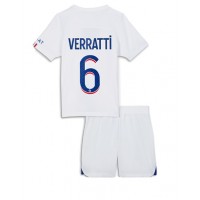 Dres Paris Saint-Germain Marco Verratti #6 Rezervni za djecu 2022-23 Kratak Rukav (+ kratke hlače)